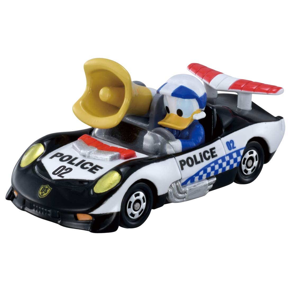 TAKARA TOMY Ds-02 Tomica Drive Saver Disney Megahorn Police Donald Duck- Japan Figure Store - #1 Bring To You The Best Japanese Goods