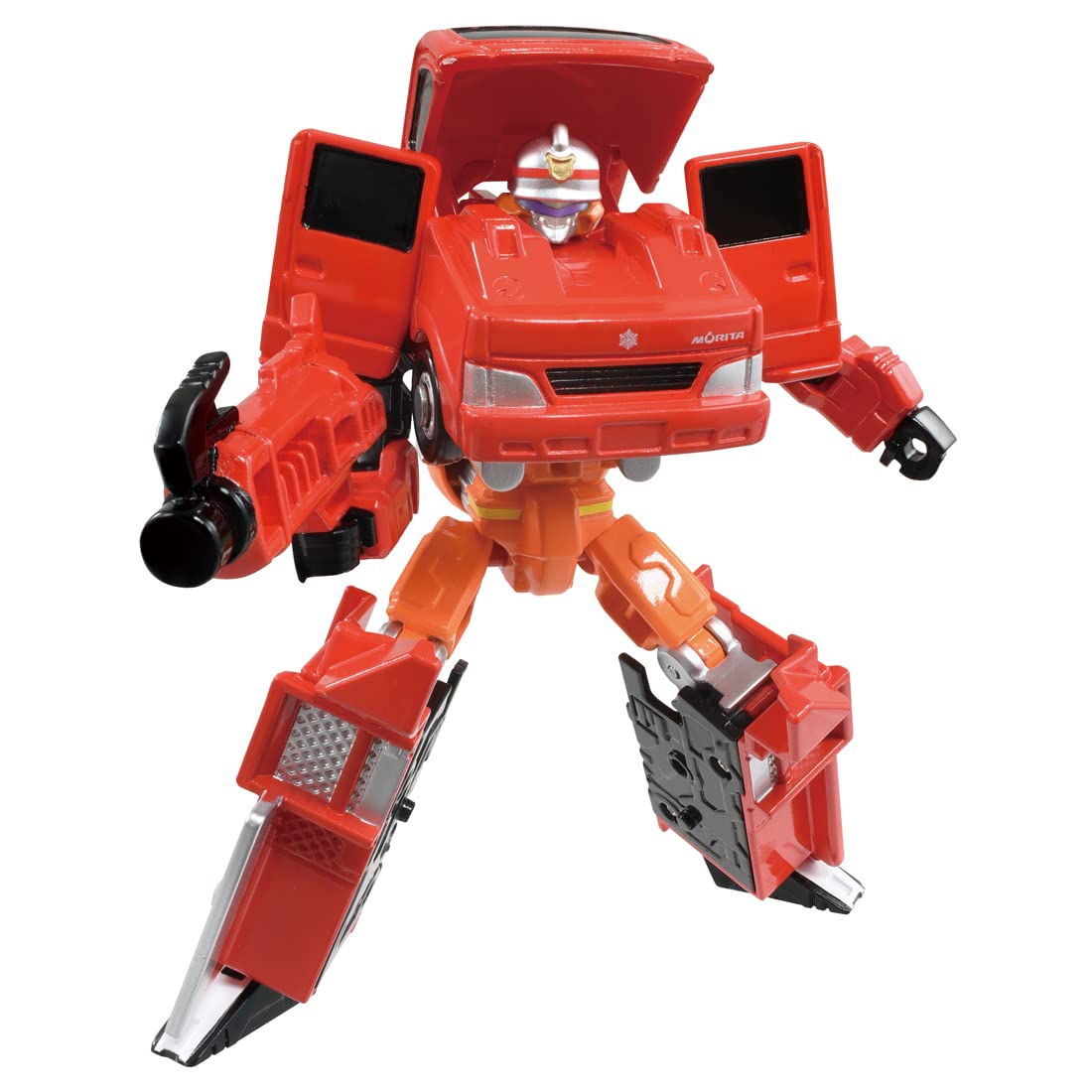 Takara Tomy Tomica Heroes Job Labor Jb02: Fire Braver Morita Cd-I Fire Engine Figure From Japan- Japan Figure Store - #1 Bring To You The Best Japanese Goods