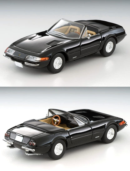 Tomytec Tomica Vintage Ferrari 365 GTS4 1/64 Scale Black Finished Product #302216- Japan Figure Store - #1 Bring To You The Best Japanese Goods
