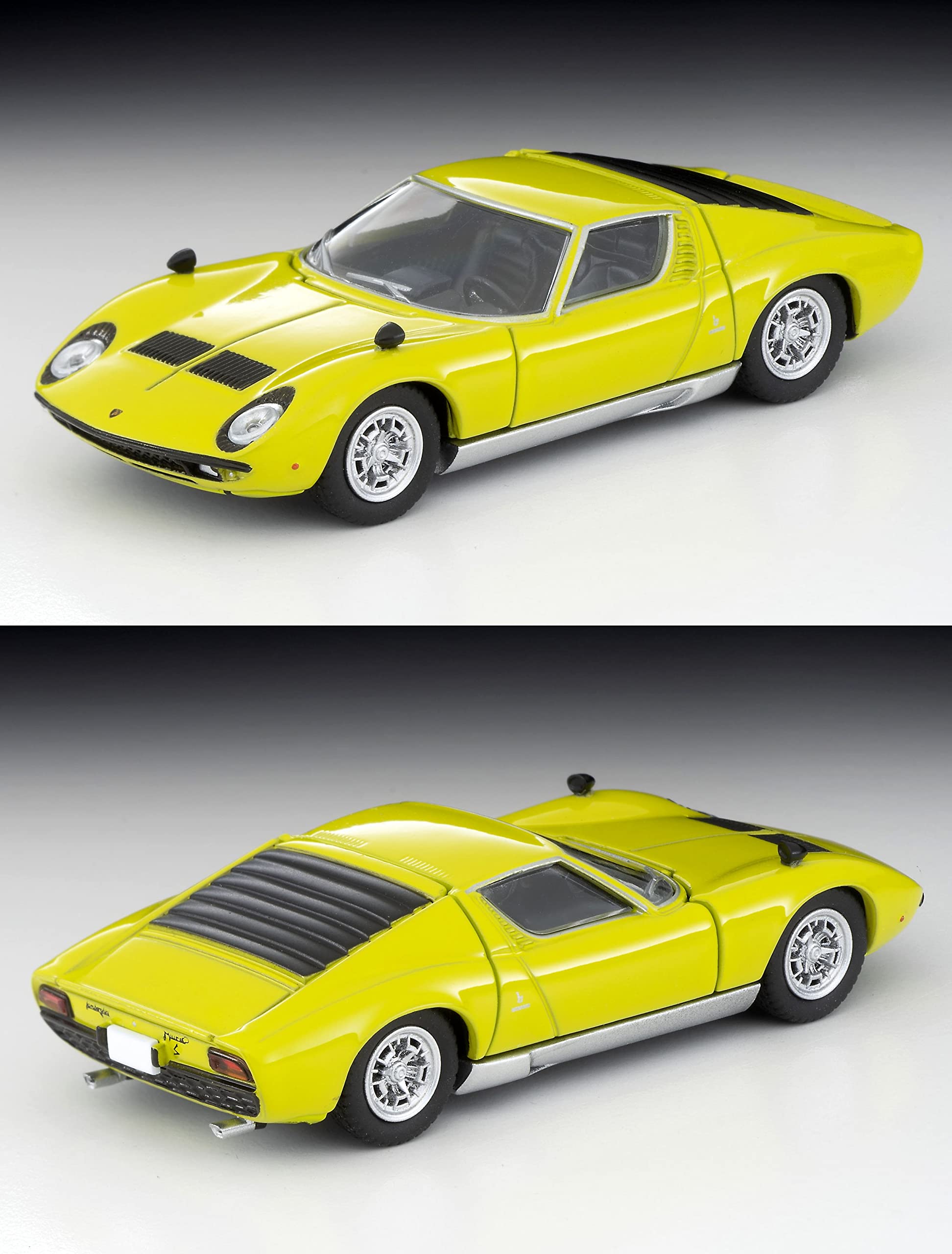 Tomytec Tomica Limited Vintage 1/64 Lamborghini Miura S Yellow Green Japan 318880- Japan Figure Store - #1 Bring To You The Best Japanese Goods