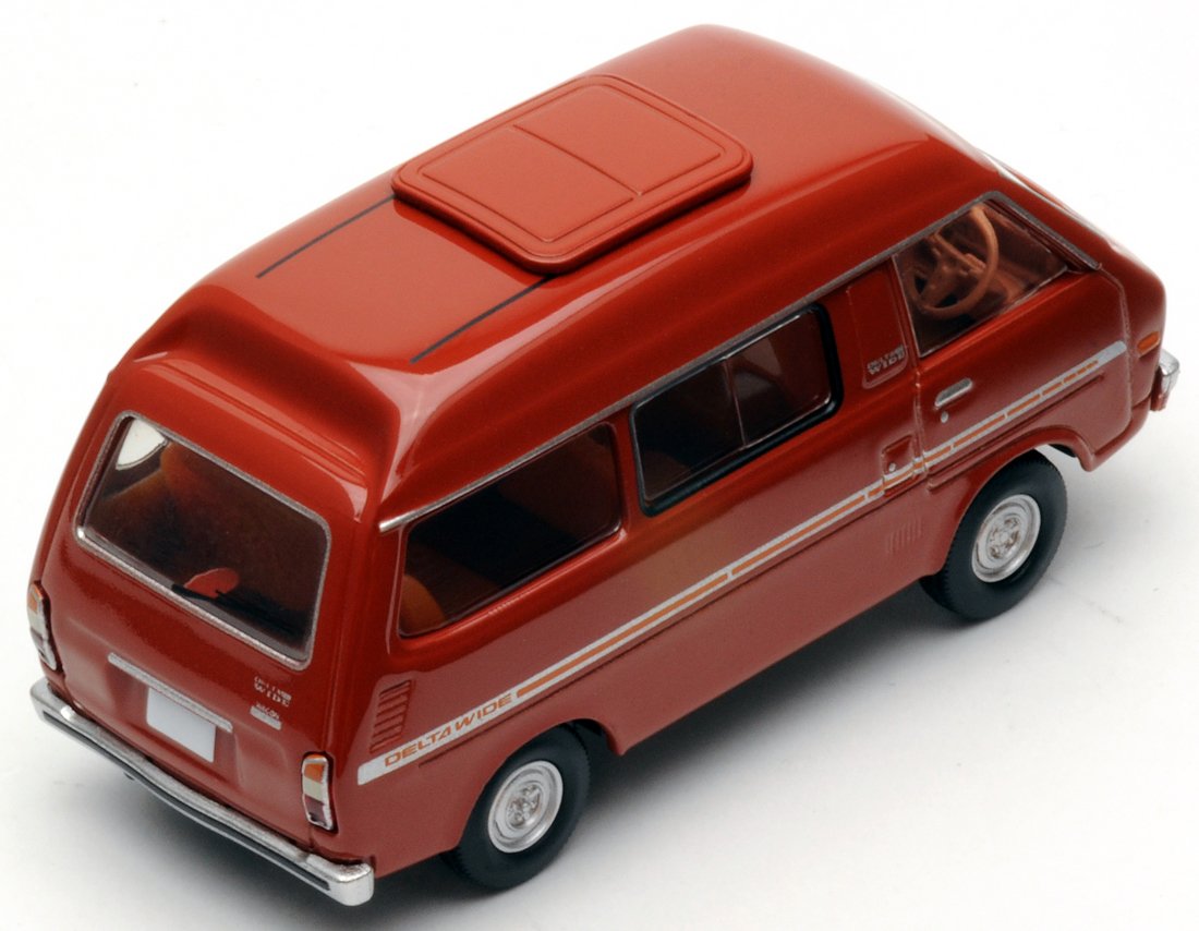 Tomytec Tomica Limited Vintage Lv-N97A Brown Daihatsu Delta Finished Model- Japan Figure Store - #1 Bring To You The Best Japanese Goods
