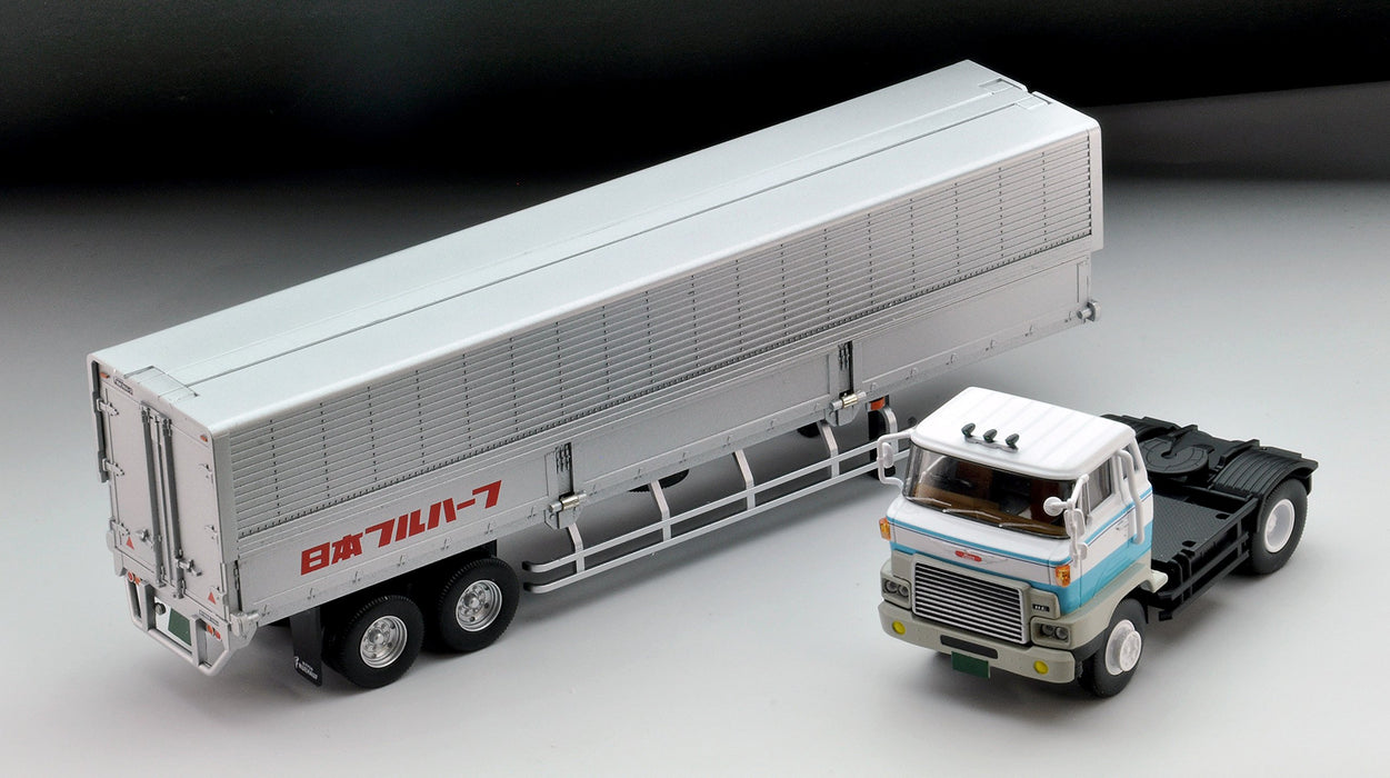 Tomytec Tomica Vintage Neo Hino He366 1/64 Wing Roof Trailer in White/Blue - Japan Edition- Japan Figure Store - #1 Bring To You The Best Japanese Goods