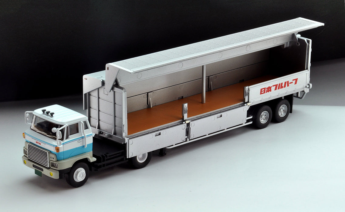 Tomytec Tomica Vintage Neo Hino He366 1/64 Wing Roof Trailer in White/Blue - Japan Edition- Japan Figure Store - #1 Bring To You The Best Japanese Goods