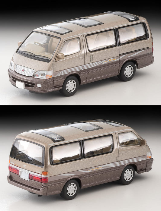 Tomytec Japan Tomica Limited Vintage Neo 1/64 Toyota Hiace Wagon Beige/Brown 316923- Japan Figure Store - #1 Bring To You The Best Japanese Goods