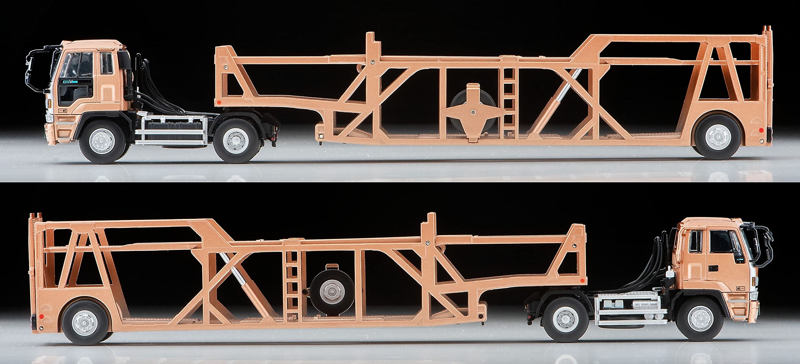 Tomica Limited Vintage Neo 1/64 Lv-N225C Isuzu 810Ex Car Transporter Brown Tomytec Japan 324294- Japan Figure Store - #1 Bring To You The Best Japanese Goods