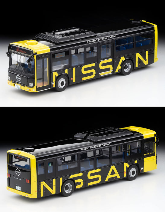 Tomytec Tomica Limited Vintage Neo Isuzu Elga Nissan Shuttle Bus Ikazuchi in Yellow/Black 1/64 Scale- Japan Figure Store - #1 Bring To You The Best Japanese Goods