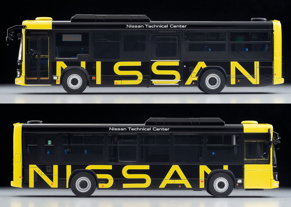 Tomytec Tomica Limited Vintage Neo Isuzu Elga Nissan Shuttle Bus Ikazuchi in Yellow/Black 1/64 Scale- Japan Figure Store - #1 Bring To You The Best Japanese Goods