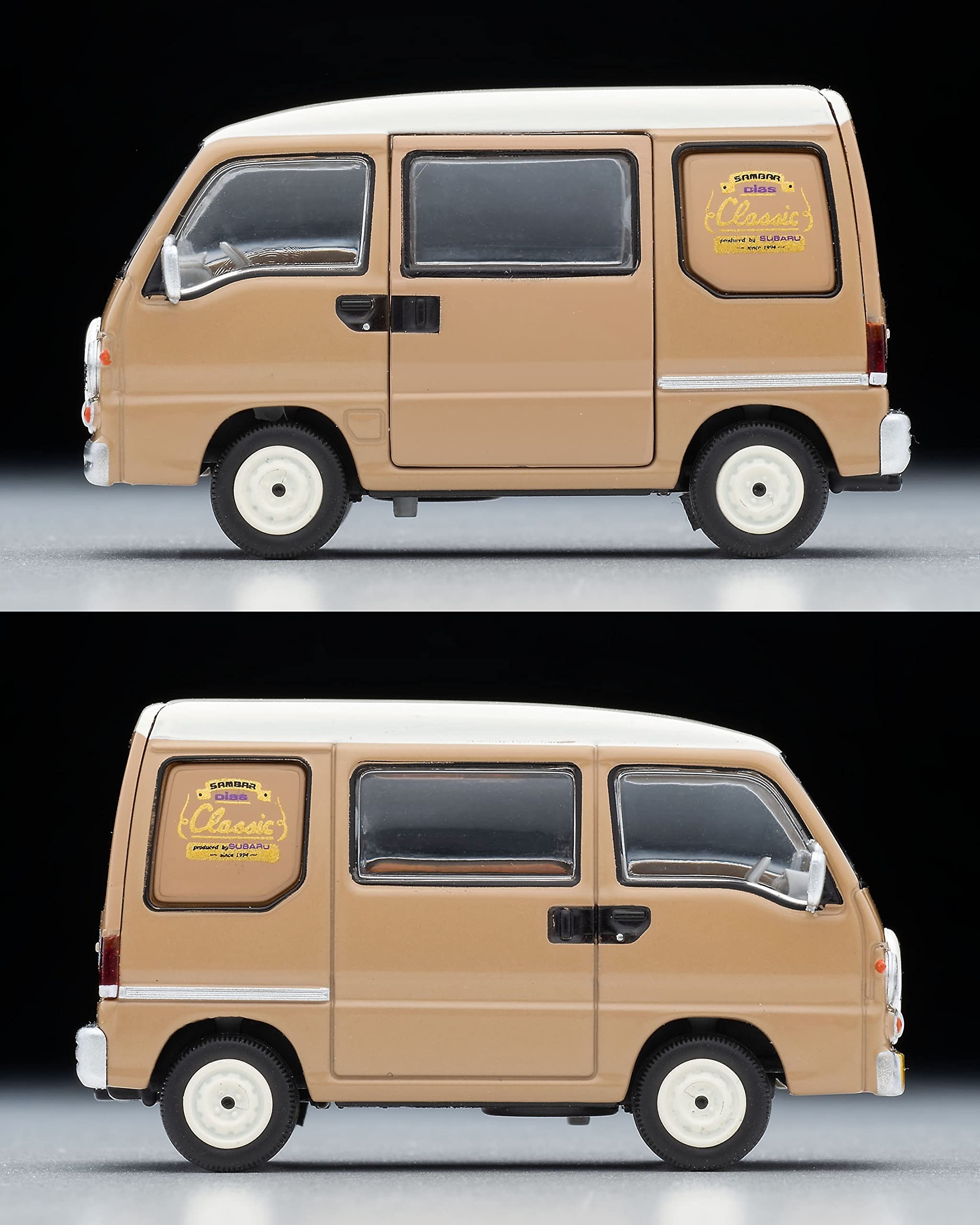 Tomytec Tomica Limited Vintage Neo 1/64 Lv-N249C Subaru Sambar Diaz Classic 94 Japan Sepia/White 321408- Japan Figure Store - #1 Bring To You The Best Japanese Goods