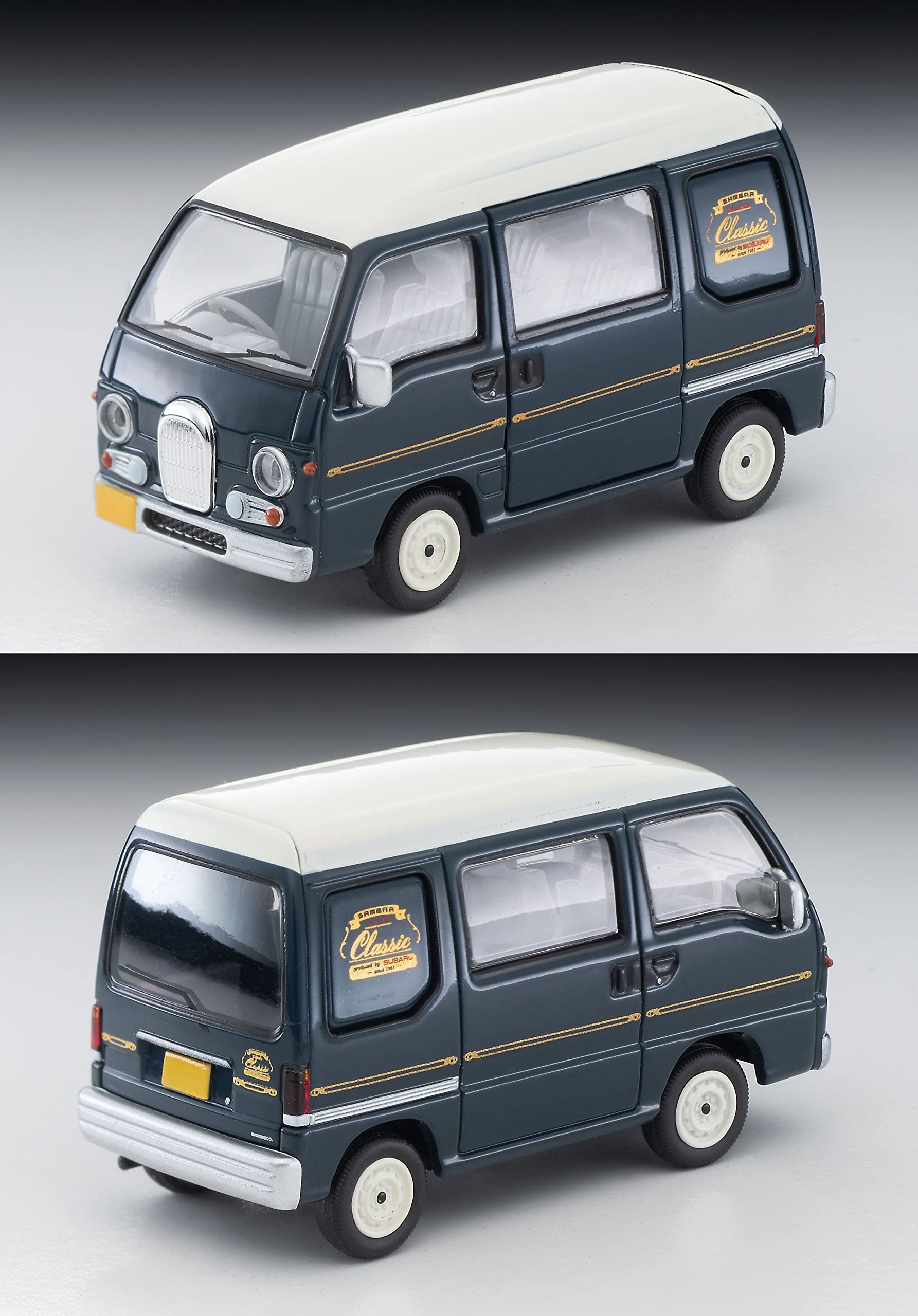 Tomytec Tomica Limited Vintage Neo 1/64 Subaru Sambar Diaz Classic 94 Navy/White Japan 323655- Japan Figure Store - #1 Bring To You The Best Japanese Goods