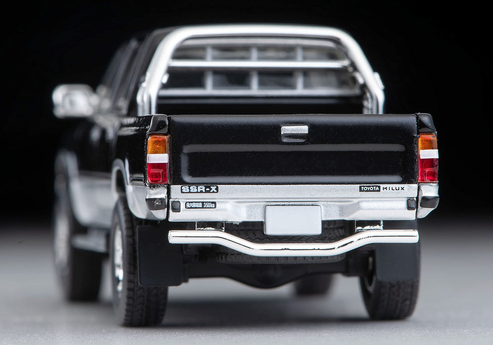 Tomytec 1/64 Toyota Hilux 1995 Double Cab SSR-X 4WD Pickup - Black/Silver- Japan Figure Store - #1 Bring To You The Best Japanese Goods