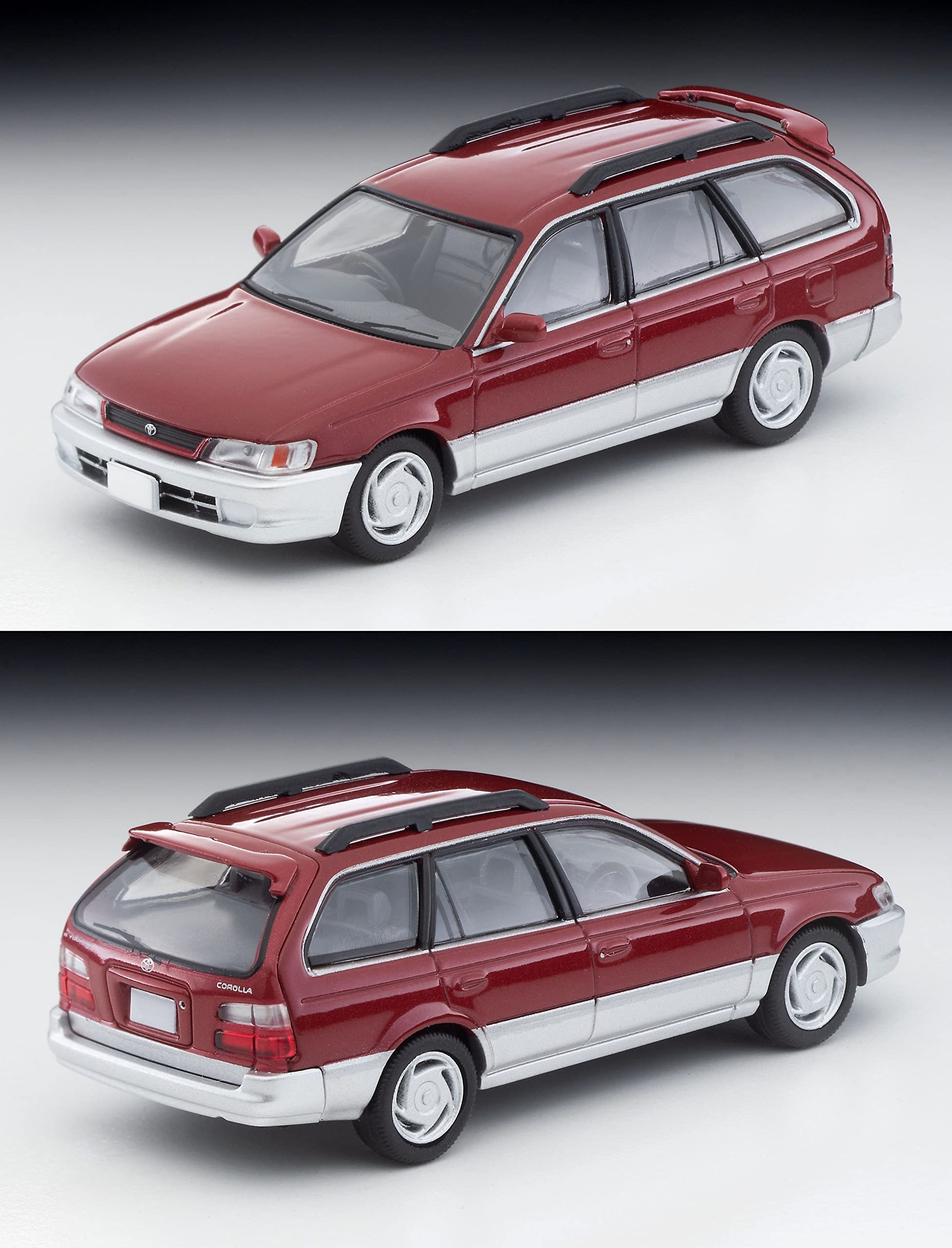 Tomica Limited Vintage Neo Toyota Corolla Wagon G Touring Red/Silver 97 Tomytec Japan 316855- Japan Figure Store - #1 Bring To You The Best Japanese Goods