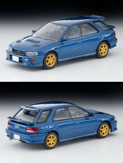 Tomytec Tomica Limited Vintage Neo 1/64 Subaru Impreza Wagon Wrx Sti Blue 99 Japan 320364- Japan Figure Store - #1 Bring To You The Best Japanese Goods
