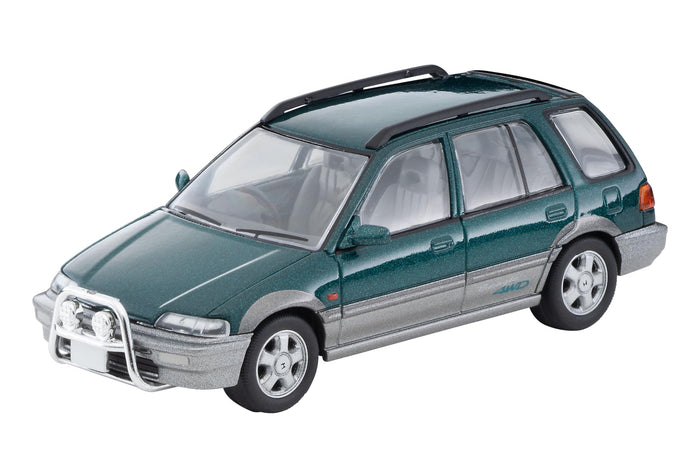 Tomica Limited Vintage Neo Lv-N293B Honda Civic Shuttle Beagle Green/Gray 94- Japan Figure Store - #1 Bring To You The Best Japanese Goods