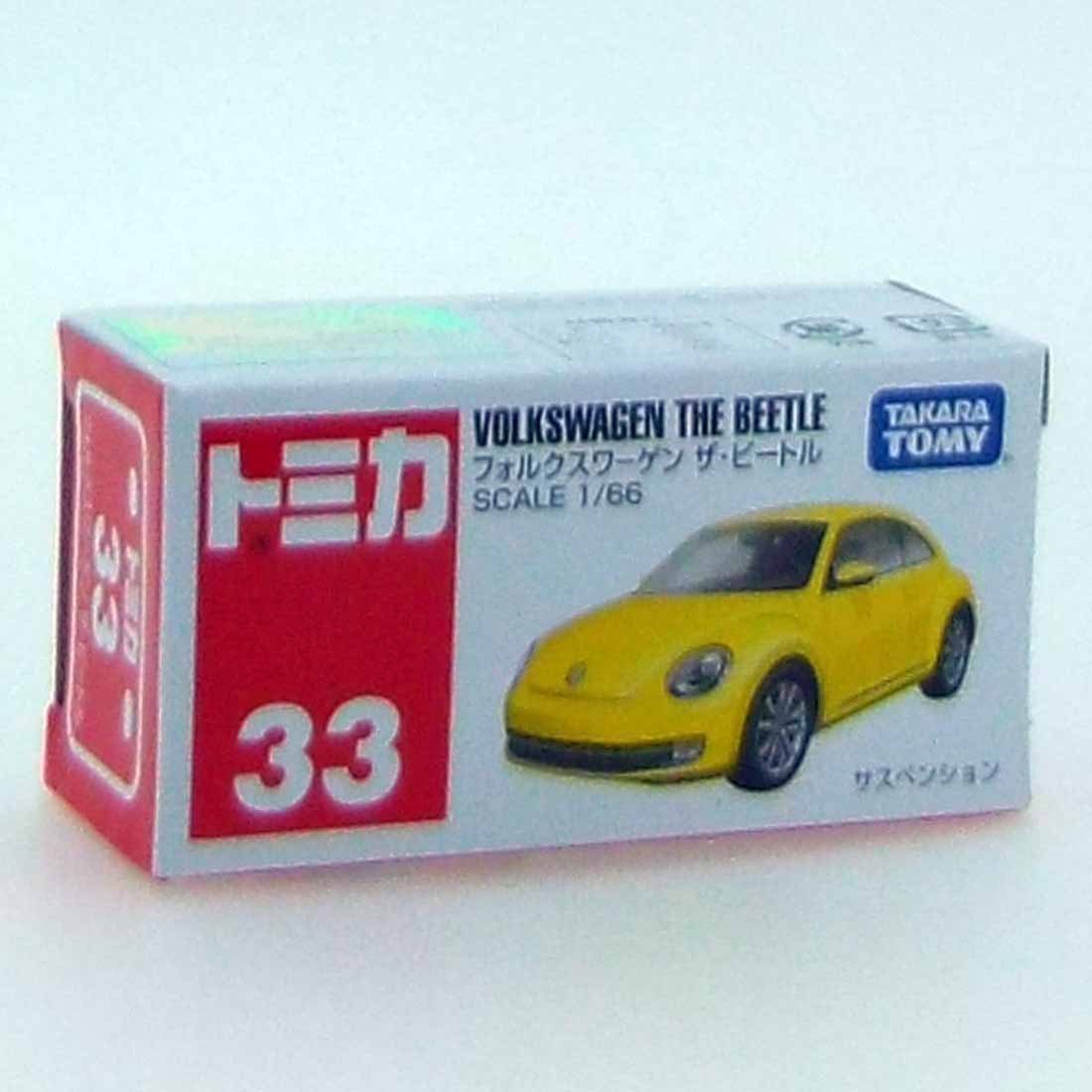 Takara Tomy Tomica 33 Volkswagen The Beetle 438786 1/66 Japanese Completed Car Models- Japan Figure Store - #1 Bring To You The Best Japanese Goods