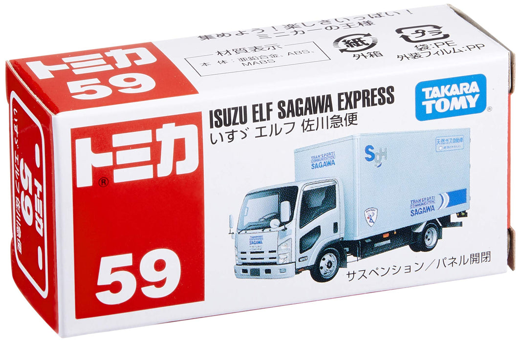 Takara Tomy Tomica 59 Isuzu Elf Truck Sagawa Express 467397 Japanese Truck Toys- Japan Figure Store - #1 Bring To You The Best Japanese Goods