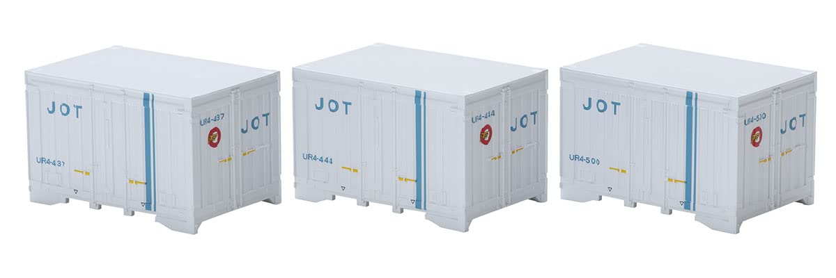 Tomytec Tomix HO Gauge 3-Pack UR4 Container - Nippon Oil Railway Model HO3141- Japan Figure Store - #1 Bring To You The Best Japanese Goods