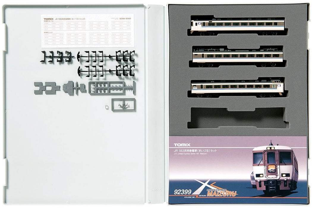 Tomytec Tomix N Gauge 183 Series Maizuru Train Set 92399 Railway Model- Japan Figure Store - #1 Bring To You The Best Japanese Goods