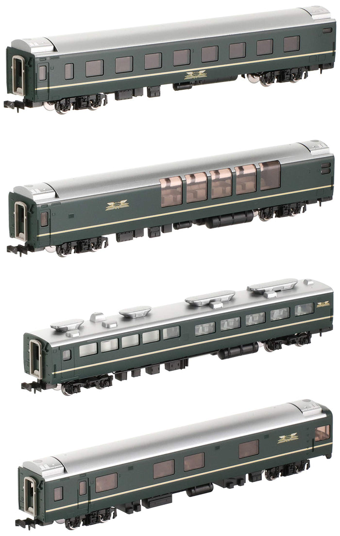 TOMIX 98360 Jr Series 24 Type 25 Sleeping Cars 'Twilight Express' 4 Cars Add-On Set A N Scale- Japan Figure Store - #1 Bring To You The Best Japanese Goods