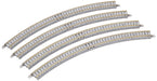 Tomytec Tomix N Gauge Set of 4 Curved PC Rail C280-45-PC F 1191 Model Train Supplies- Japan Figure Store - #1 Bring To You The Best Japanese Goods