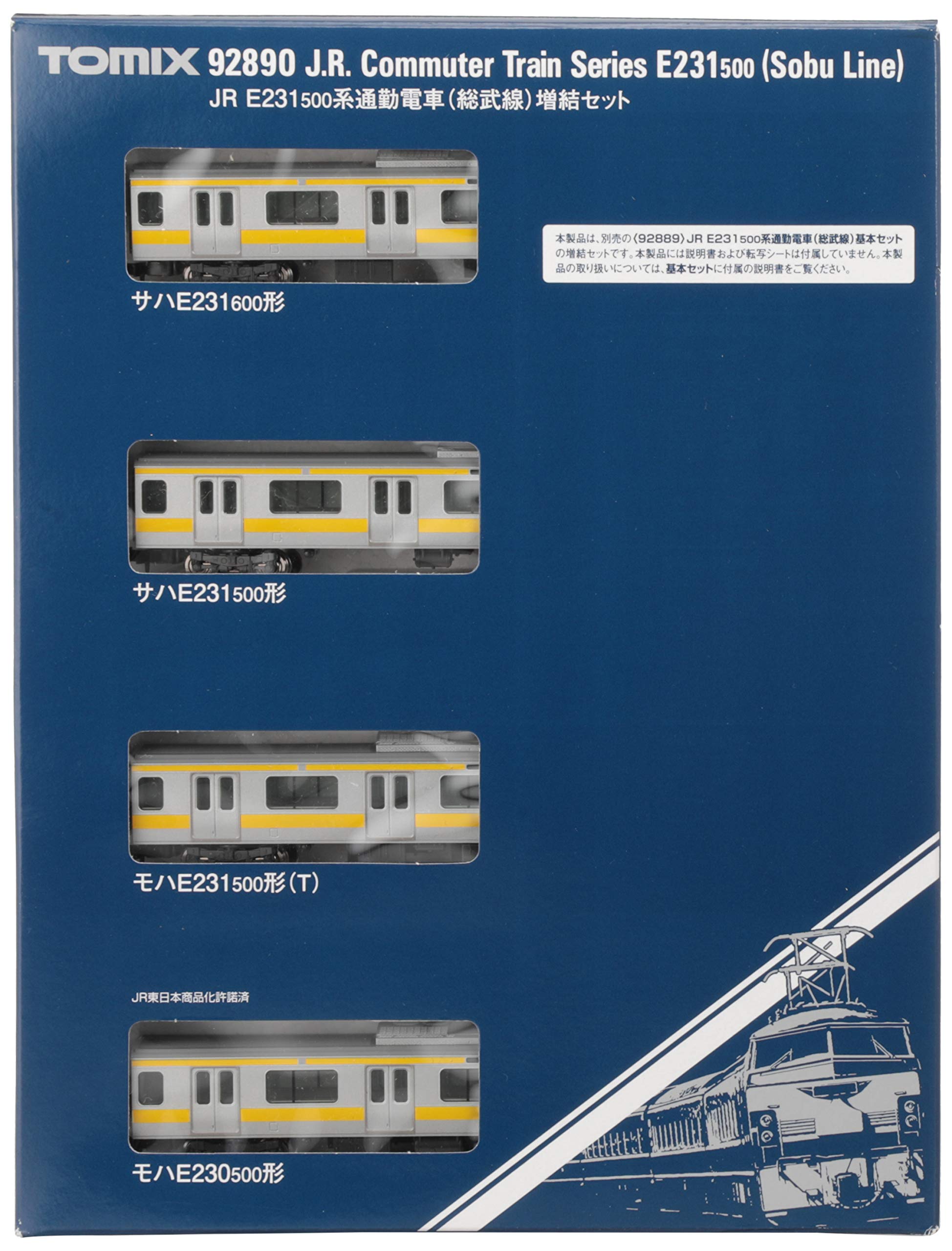 Tomytec Tomix N Gauge E231 500 Series Sobu Line 92890 Railway Model Train Set- Japan Figure Store - #1 Bring To You The Best Japanese Goods