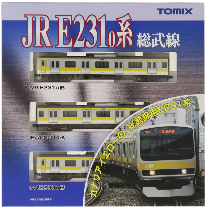 Tomytec Tomix N Gauge E231 Series 3-Car Set - Sobu Line Railway Model Train 92343- Japan Figure Store - #1 Bring To You The Best Japanese Goods