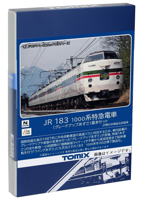 Tomytec Japan N Gauge Jr 183 1000 Series Azusa Basic Set 98540 Railway Model Train- Japan Figure Store - #1 Bring To You The Best Japanese Goods