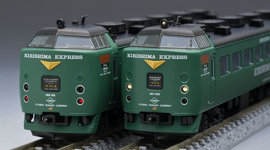 Tomytec Tomix N Gauge 485 Series Kirishima Express 98469 Green Model Train- Japan Figure Store - #1 Bring To You The Best Japanese Goods