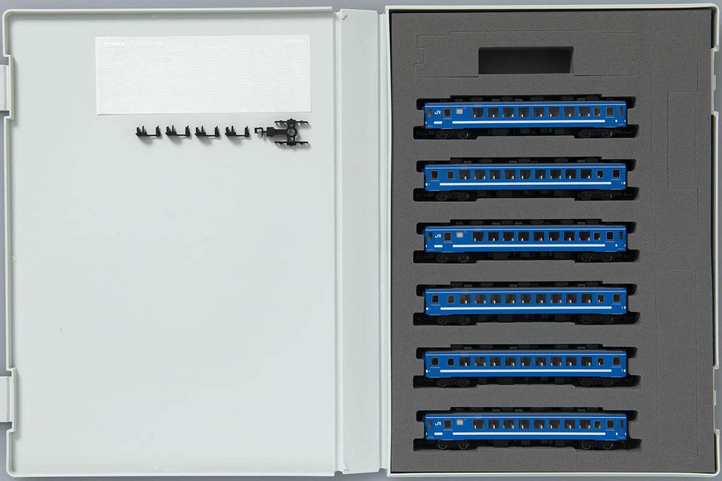 Tomytec Tomix JR 50 5000 Series Blue N Gauge Railway Model Passenger Car 98780- Japan Figure Store - #1 Bring To You The Best Japanese Goods