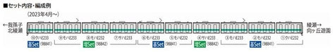 Tomytec Tomix N Gauge Jr E233 2000 Series Japan Joban Line Local Train Extension Set 98842- Japan Figure Store - #1 Bring To You The Best Japanese Goods