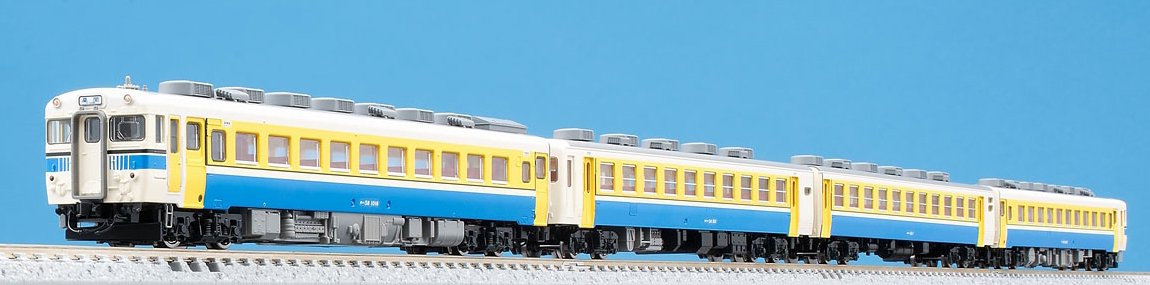Tomytec Tomix N Gauge Kiha 58 Diesel Car - Himi Line Kisaha 34 Set Railway Model 98258- Japan Figure Store - #1 Bring To You The Best Japanese Goods