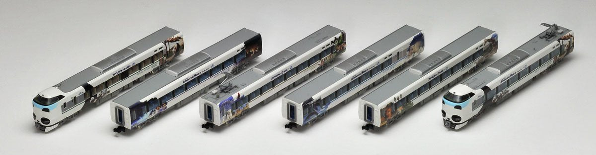 Tomytec Tomix N Gauge 287 Series Panda Kuroshio Smile Adventure Model Train 6 Cars- Japan Figure Store - #1 Bring To You The Best Japanese Goods
