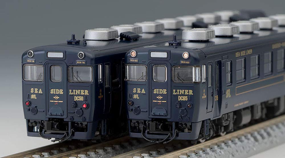 Tomytec Tomix N Gauge Kiha 58 series Seaside Liner Navy Blue 3-Car Diesel Railway Model Set- Japan Figure Store - #1 Bring To You The Best Japanese Goods
