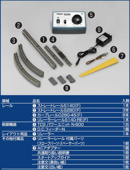 Tomix N Gauge My Plan Lt III F 90947 Tomytec Rail Set- Japan Figure Store - #1 Bring To You The Best Japanese Goods