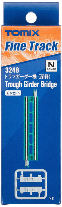 Tomytec Tomix N Gauge Dark Green Girder Bridge Set of 2 Model 3248 Railway Supplies- Japan Figure Store - #1 Bring To You The Best Japanese Goods