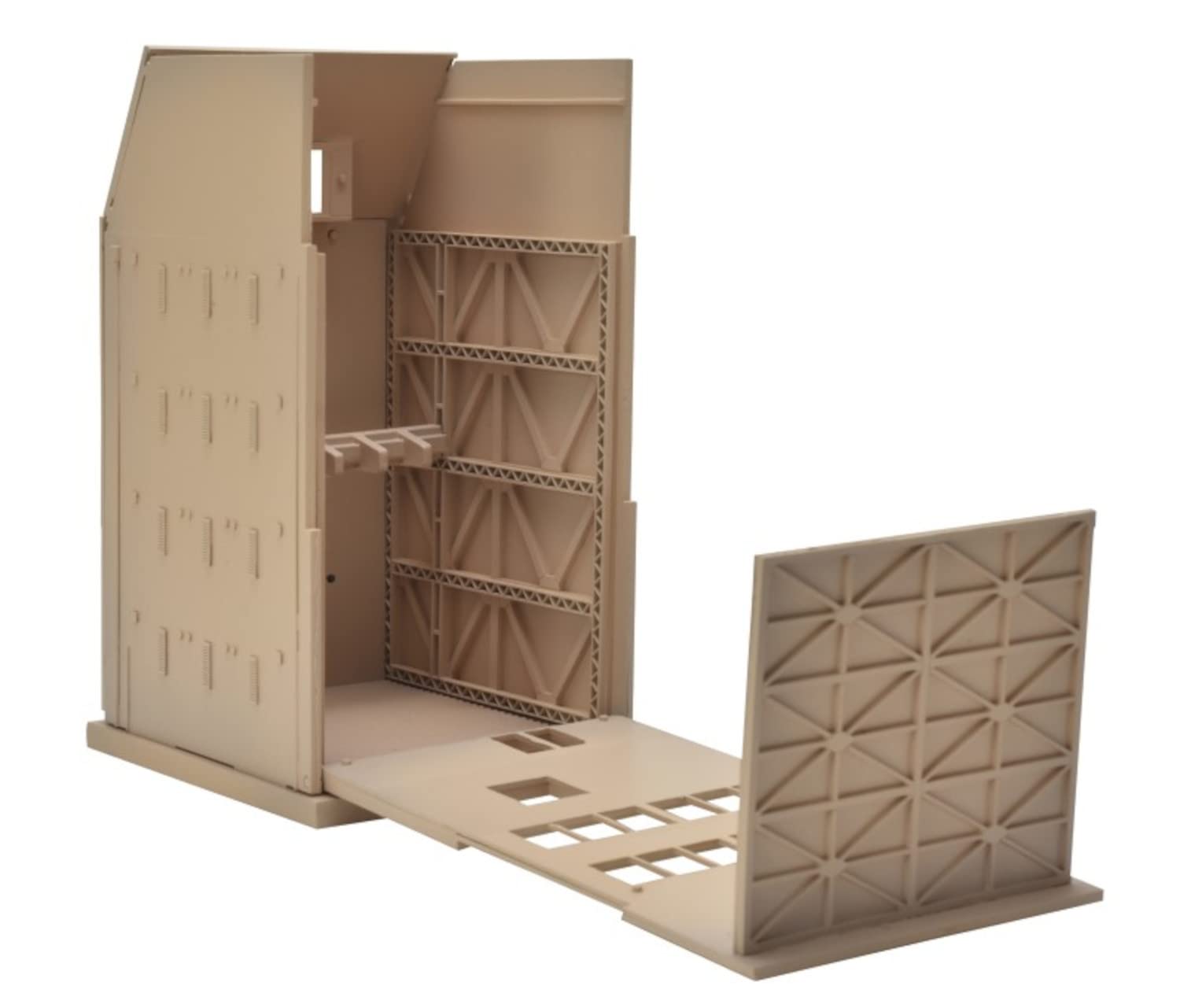 Tomytec 1/144 Geocolle Combat Series Dcm19 Fake Building C Painted Plastic Model 321101- Japan Figure Store - #1 Bring To You The Best Japanese Goods