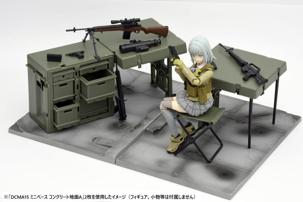 Tomytec 1/144 Geocolle Combat Series Dcma15 Mini Base Concrete Ground A Painted Plastic Model 323747- Japan Figure Store - #1 Bring To You The Best Japanese Goods
