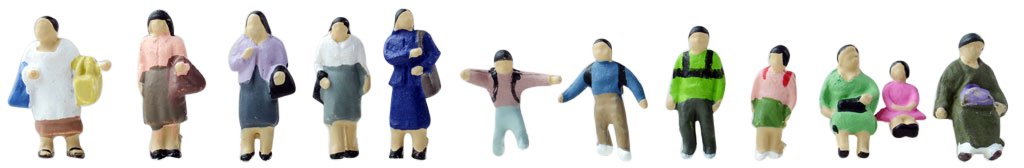 Tomytec Showa People B Diorama Set from Geocolle Scenery Collection- Japan Figure Store - #1 Bring To You The Best Japanese Goods