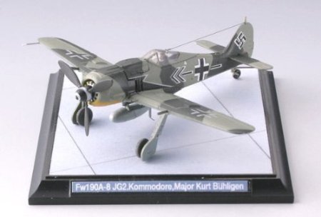 Tomytec 1/144 Gimix Focke-Wulf Fw190A-8 Major Kurt B��hringen 2nd Fighter Wing Painted Model- Japan Figure Store - #1 Bring To You The Best Japanese Goods