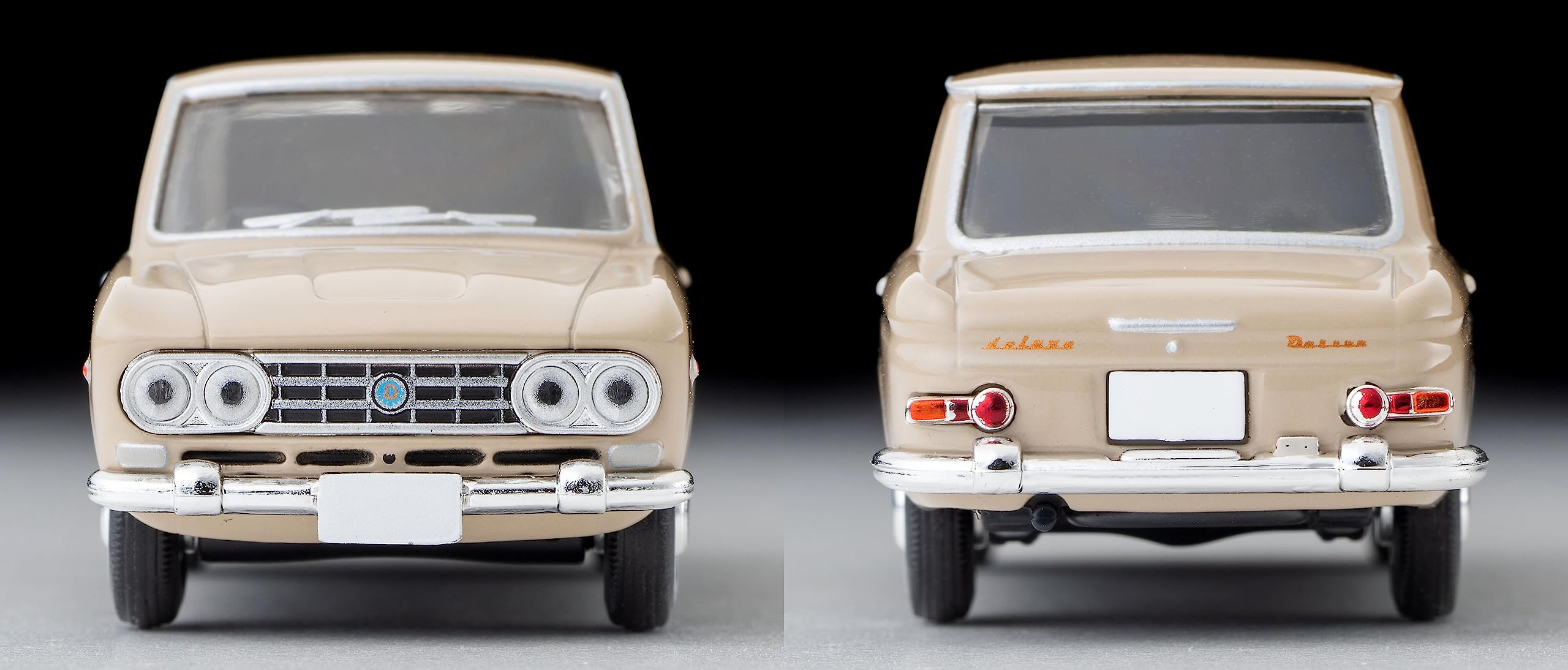Tomytec Deluxe Tomica Vintage Datsun Bluebird 1200 1/64 Scale 1963 Beige Model- Japan Figure Store - #1 Bring To You The Best Japanese Goods