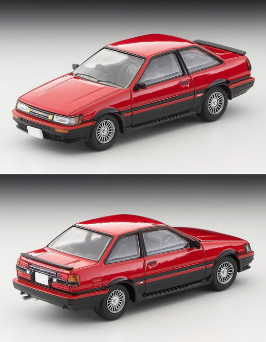 Tomytec 1/64 Lv-N304A Toyota Corolla Levin 2-Door Gt-Apex 85 Red/Black Finish- Japan Figure Store - #1 Bring To You The Best Japanese Goods