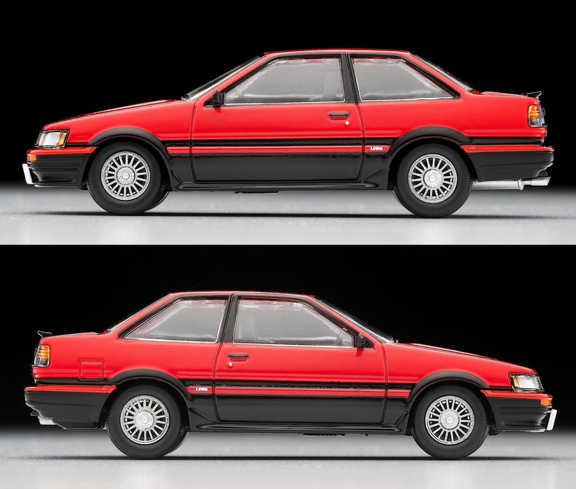Tomytec 1/64 Lv-N304A Toyota Corolla Levin 2-Door Gt-Apex 85 Red/Black Finish- Japan Figure Store - #1 Bring To You The Best Japanese Goods