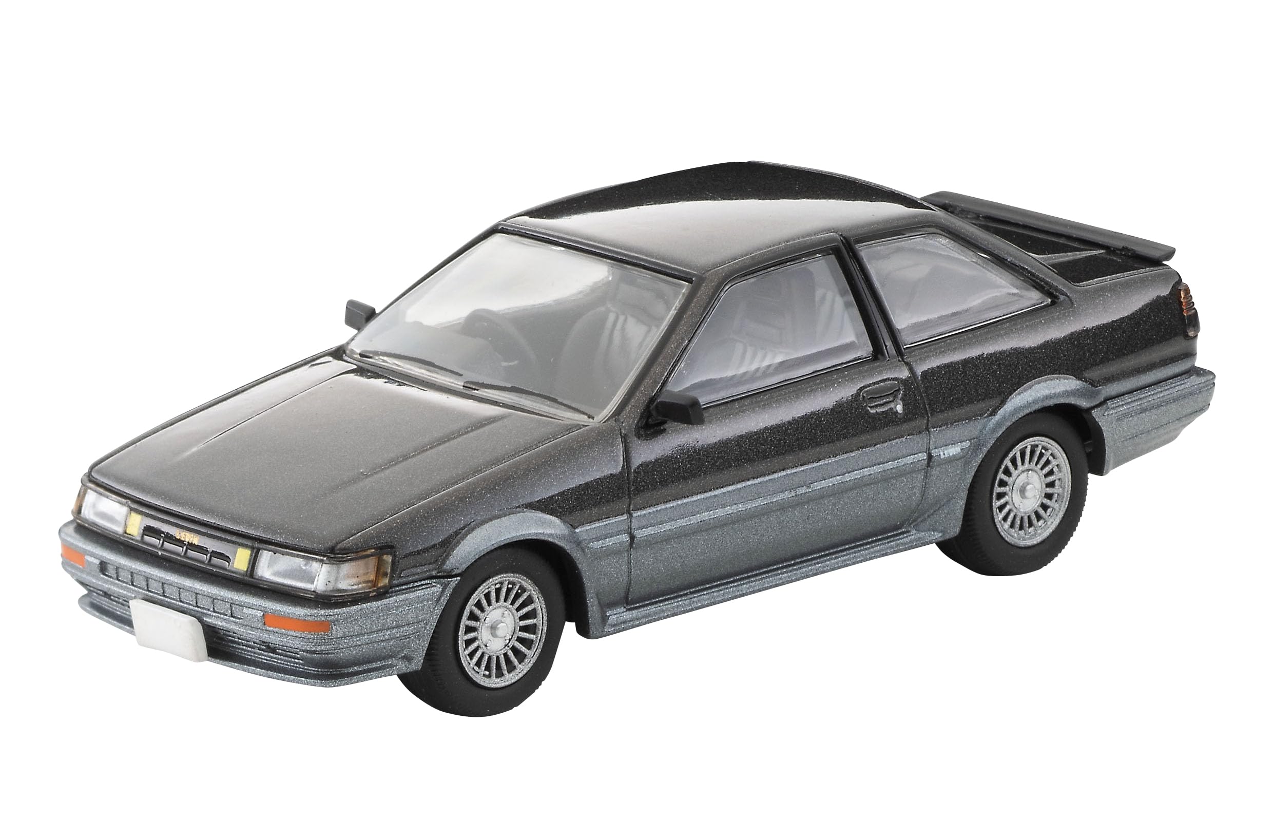 Tomytec Vintage Neo Toyota Corolla Levin 2-Door GT-Apex Scale 1/64 1985 Black Gray Finish- Japan Figure Store - #1 Bring To You The Best Japanese Goods