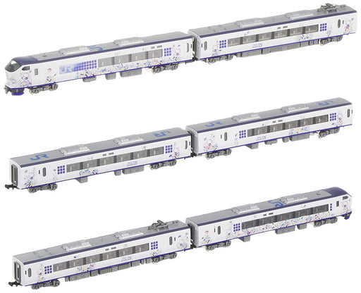 Tomytec 281 Series Hello Kitty 6-Car Model Train Set - N Gauge Tomix Railway- Japan Figure Store - #1 Bring To You The Best Japanese Goods