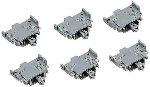 Tomytec 6-Piece Gray Tn Coupler N Gauge Railway Model Supplies 0337- Japan Figure Store - #1 Bring To You The Best Japanese Goods