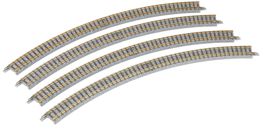 Tomytec 1852 Railway Model Curved Rail C317-45 F N Gauge Set of 4- Japan Figure Store - #1 Bring To You The Best Japanese Goods