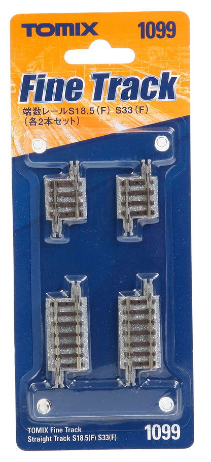 Tomytec Tomix N Gauge S18.5 F & S33 F Set of 2 Rail Models 1099 - Railway Supplies- Japan Figure Store - #1 Bring To You The Best Japanese Goods