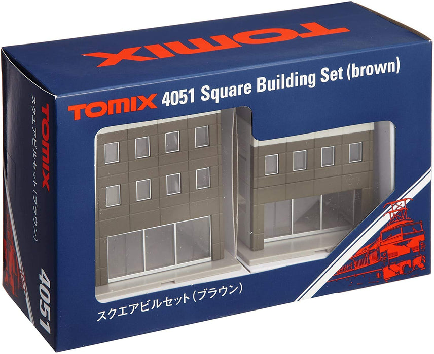 Tomytec Tomix N Gauge Brown Square Building Set 4051 Railway Model- Japan Figure Store - #1 Bring To You The Best Japanese Goods