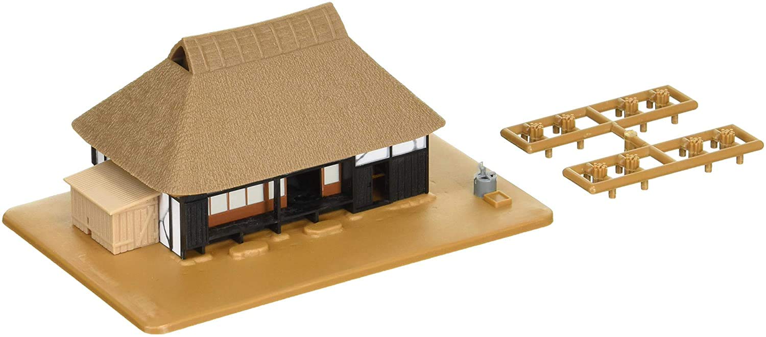 Tomytec Thatched Farmhouse 4206 Model Black N Gauge Railway Supplies- Japan Figure Store - #1 Bring To You The Best Japanese Goods