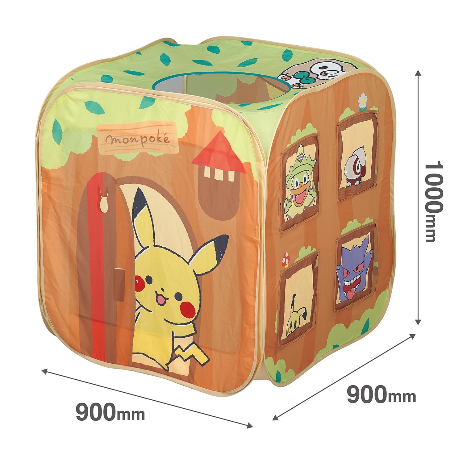 Toyroyal Mompoke Ball House Pikachu Pokemon Baby Toys | Play At Home With Ball In Tunnel | Skylight Mesh Material Storage Bag | Japan- Japan Figure Store - #1 Bring To You The Best Japanese Goods