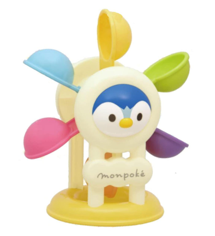 Toyroyal Monpoke Piplup Waterwheel Bath Toy- Japan Figure Store - #1 Bring To You The Best Japanese Goods